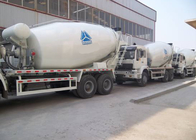 Large Ready Mix Concrete Trailer 290HP 6X4 Cement Mixing Truck , SGS