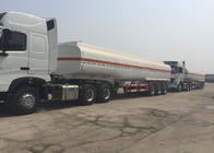50 - 80 Tons 60cbm Oil Tank Truck For Oil Fuel Transport Polyurethane Painting