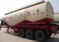 3 Axle SINOTRUK Bulk Cement Tank Trailer Truck with 55-65CBM Weichai engine