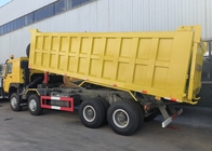 Sinotruk Howo Tipper Dump Truck 400Hp 8 × 4  50-60Tons Lhd 12 Wheels Big tray