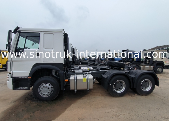 Sinotruk Howo Tractor Truck Lhd 10Wheels 400Hp 6 × 4 HW76 White