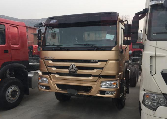 HOWO Drawing Head Tractor Truck LHD 6x4 371HP Single Berth Cabin Air
