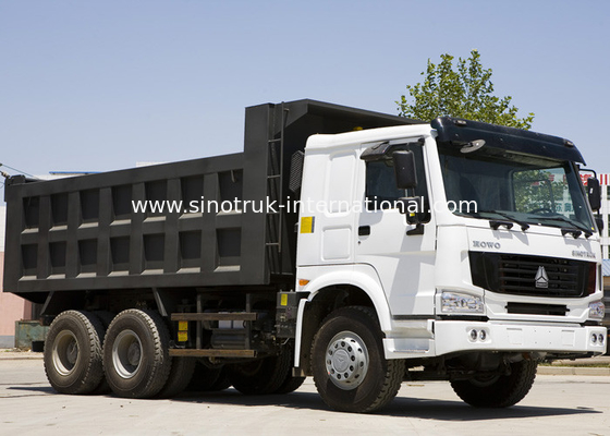 Tipper Dump Truck SINOTRUK HOWO 10 wheels can load 25-40tons Sand or Stones