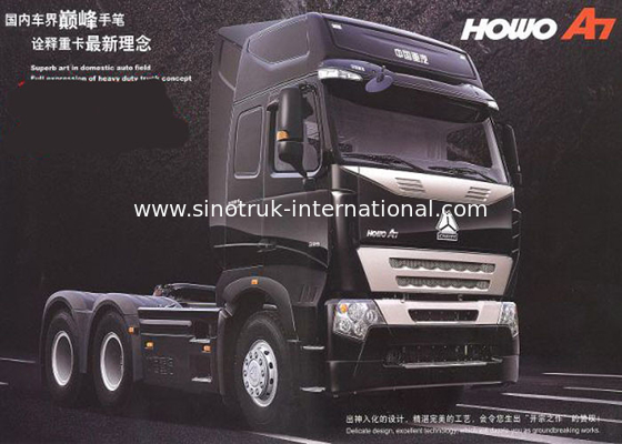 SINOTRUK HOWO Semi Trailer A7 Head Tractor With Air Conditioner