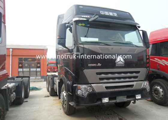 6X4 HOWO Heavy Duty Tractor Trucks , 4 Stroke Electronic Fuel Injection Diesel Engine Tractors And Dump Trucks