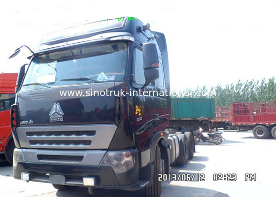 6X4 HOWO Heavy Duty Tractor Trucks , 4 Stroke Electronic Fuel Injection Diesel Engine Tractors And Dump Trucks