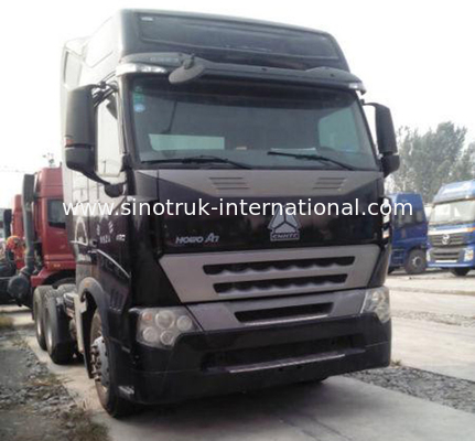 A7 HOWO Tractor Truck LHD 6X4 Euro2 380 HP Two Berth ZZ4257N3247N1B