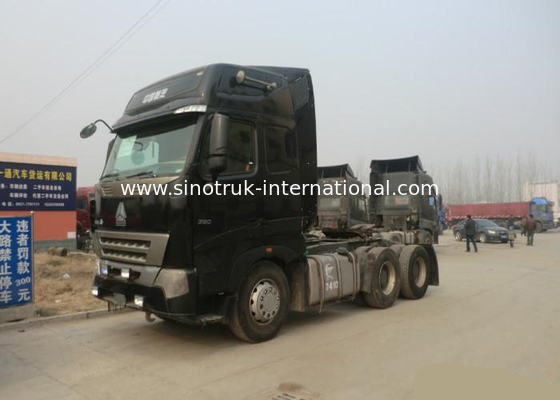 RHD 6X4 SINOTRUK HOWO 6x4 Dump Truck Tractor With Euro 2 Emission Standard