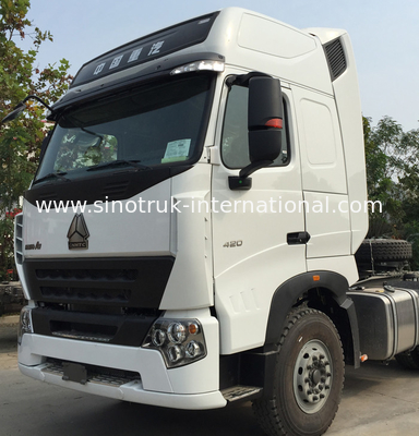 Euro2 420HP SINOTRUK HOWO A7 Tractor Truck LHD 6X4 , HOWO SINO Truck