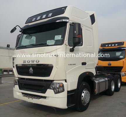 Euro2 420HP SINOTRUK HOWO A7 Tractor Truck LHD 6X4 , HOWO SINO Truck