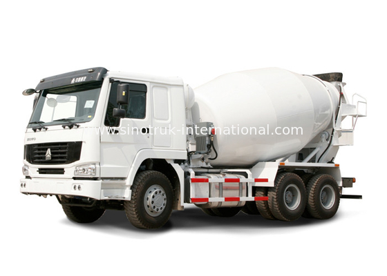 High Efficiency 6CBM 290HP 6X4 LHD Concrete Mixer Truck , Cement Mixture Truck