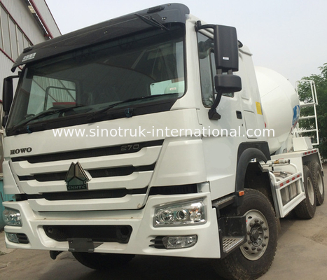 High Efficiency 6CBM 290HP 6X4 LHD Concrete Mixer Truck , Cement Mixture Truck