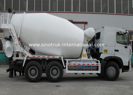 10 Cubic Meters Concrete Mixer Truck With Pump A7 371HP 6X4 RHD