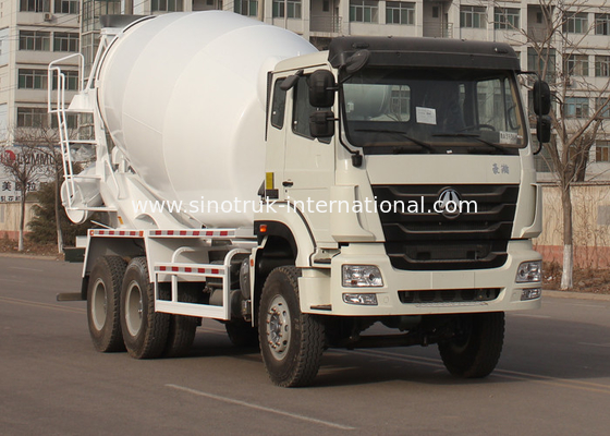 Mobile Semi Cement Mixing Equipment Concrete Mixer Truck 10CBM 290HP