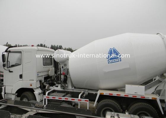 Mobile Semi Cement Mixing Equipment Concrete Mixer Truck 10CBM 290HP