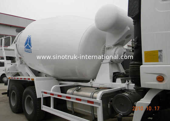 Industrial Concrete Mixer Truck , Ready Mix Concrete Trailer RHD 6X4