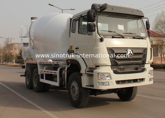 mobile Concrete Mixer Truck with pump , 10 CBM Trailer Concrete Mixer