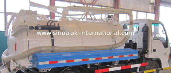 Hydraulic LHD 4X2 Euro 2 Sewage Suction Truck
