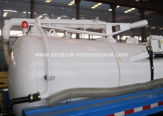 High Pressure Vacuum Pump Sludge Truck For Muddy Water Sanitation Vehicles