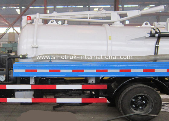 High Pressure Vacuum Pump Sludge Truck For Muddy Water Sanitation Vehicles