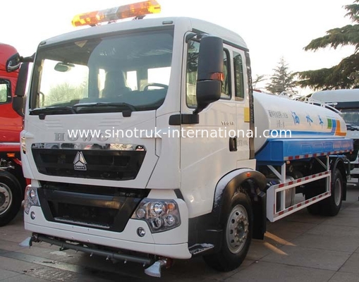 High Efficiency Construction Water Truck 8-12CBM With 360 Degrees Rotation