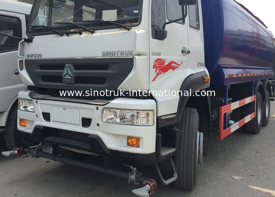 High Pressure Water Tank Truck With Pneumatic Control / Manual Control System