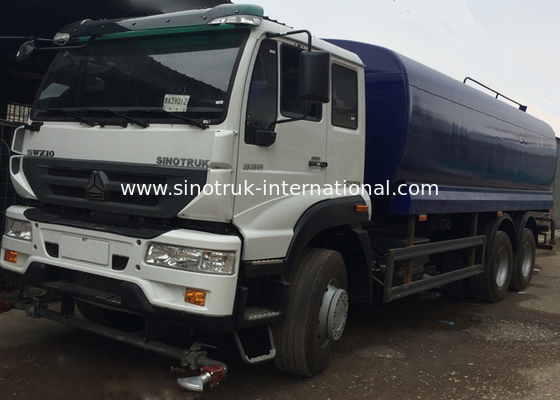 Stainless Steel Water Sprinkling Truck SINOTRUK 18CBM For Pesticide Spraying