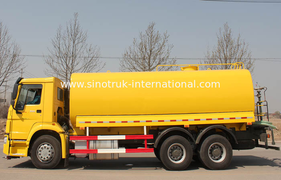 High Efficiency 25CBM Water Tank Truck With High And Low Level Spraying