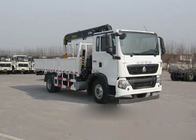 Small Truck Mounted Cranes 5-10 Tons HIAB , Knuckle Boom Crane Truck