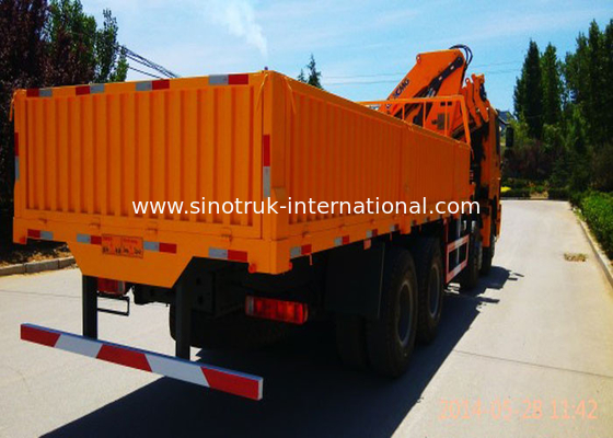 SINOTRUK Truck Mounted Cranes Equipment 12 Tons XCMG for Lifting 6X4 290HP