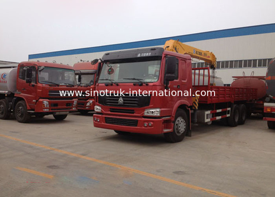 Telescopic Boom Truck Mounted Crane / 12 Tons Cargo Mounting Crane ZZ1257M4341W