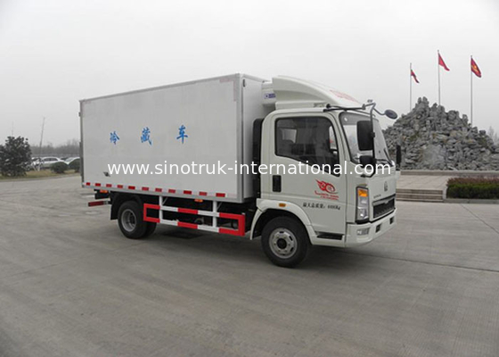 vegetables Transporting 5 Ton Refrigerated Truck With Closed Van 4×2