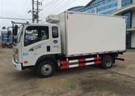 Professional Refrigerated Truck 8 Tons 20-25CBM SINOTRUK HOWO LHD Euro3 140HP 4X2