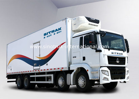 High Strength Frozen Foods 8×4 Refrigerated Trucks And Vans 40 Ton Low Noise