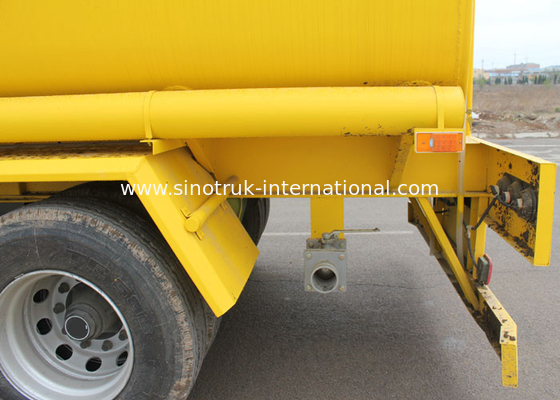 Professional 50000 Liters Flatbed Semi Trailer Truck With Fuel Tanker