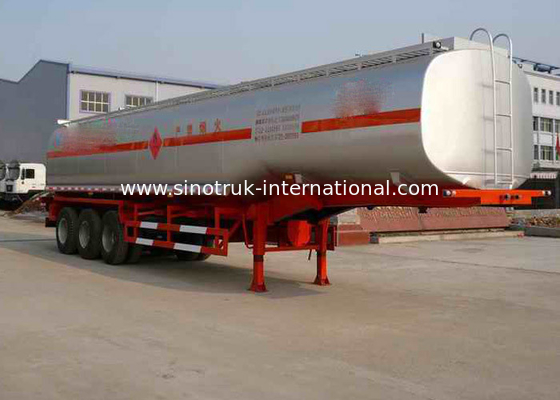 Carbon Steel Tanker Heavy Duty Semi Trailer Truck For Storage / Carrying Oils