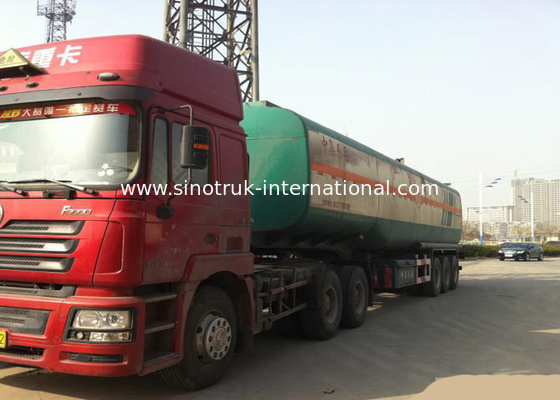 Semi Trailer Oil Tank Truck 3 Axles 50-80 Tons 45-60CBM SINOTRUK HOWO