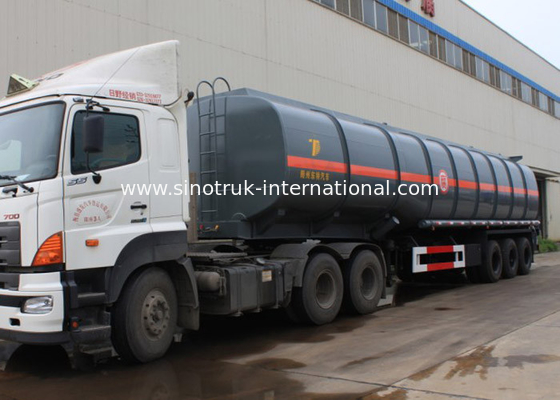 SINOTRUK HOWO Oil Semi Trailer Truck , Diesel Tank Truck with Trailer