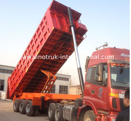 Mining / Construction Semi Trailer Tipper Truck