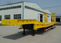 Highway Construction Semi Low Bed Trailer Truck