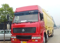 Bulk Cement Tank Truck / Dry Bulk Trucking Transportation Vehicle 371HP 12 Wheels