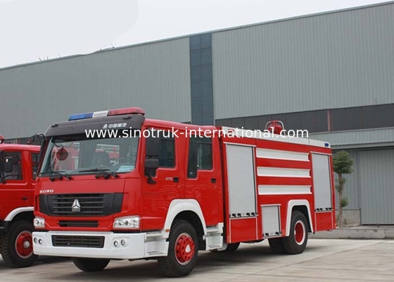 4X2 LHD Fire Fighting Truck SINOTRUK HOWO 10CBM 290HP for Sprinkling