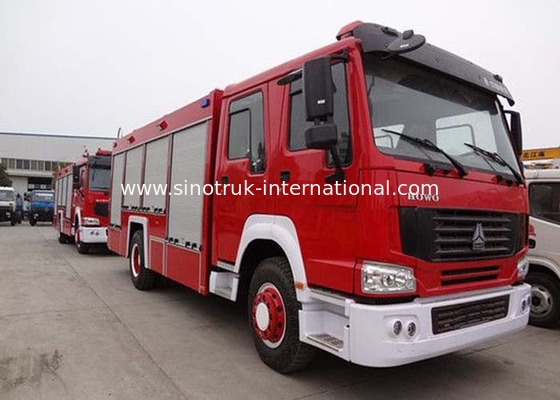 Water Tank Fire Fighting Vehicles 8-12 CBM 290 HP Emergency Rescue Vehicles