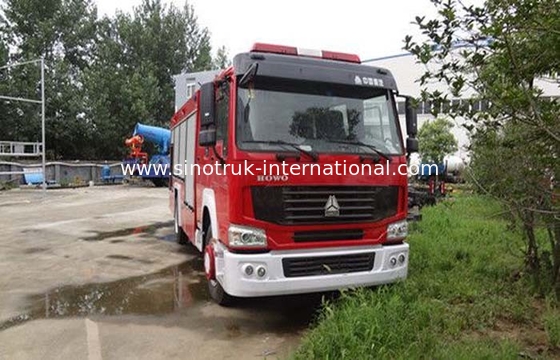 Water Tank Fire Fighting Vehicles 8-12 CBM 290 HP Emergency Rescue Vehicles