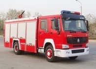 Water Tank Emergency Fire Department Trucks 12CBM LHD 290HP With Anti Slip Handrails