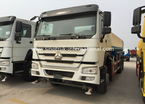 HOWO High Efficiency Water Tank Truck With High Low Level Spraying