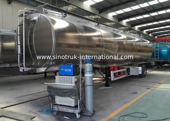 3 Axles 50000 Liters Semi Trailer Fuel Tank Truck For Carrying