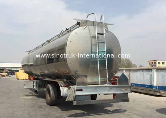 3 Axles 50000 Liters Semi Trailer Fuel Tank Truck For Carrying