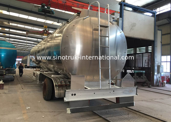 Professional Stainless Steel Semi Trailer Fuel Tank Truck 50000-70000 Liters