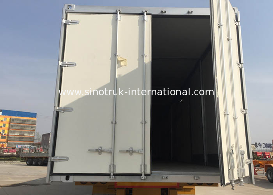 Carbon Steel Semi Trailer Truck Used In Logistic Business Carrying